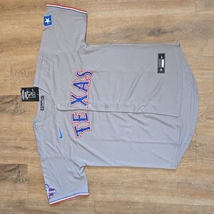 Nathaniel Lowe Texas Rangers Stitched WS Champs Mens L Large